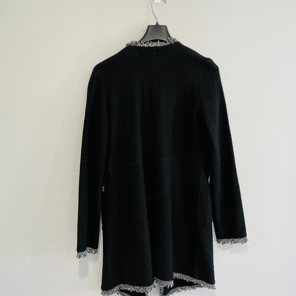 Karl Lagerfield Braided-Trim Tweed Blazer Size XS - Picture 7 of 9